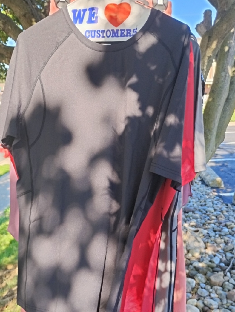 Unbranded Black Men's Performance Short-Sleeve Crew Tee